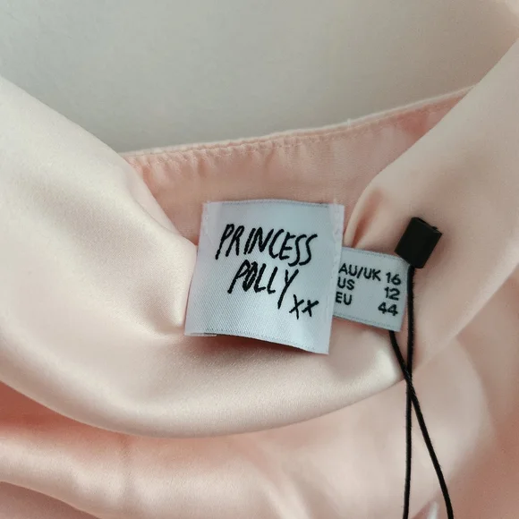 Brand New With Tags Pink Satin Mini Dress from Princess Polly - Picture 6 of 10